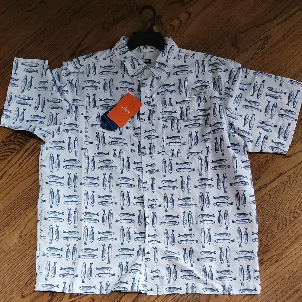 Men's Fish Print Shirt